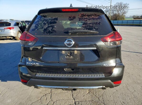 5N1AT2MVXJC740504 2018 NISSAN ROGUE Black Вид ззаду
