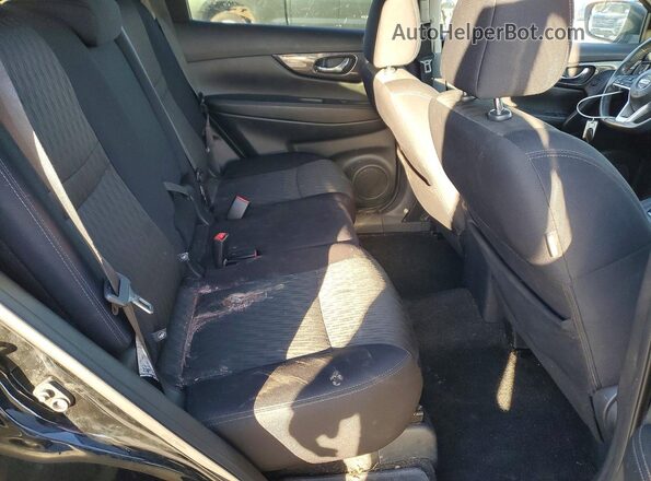5N1AT2MVXJC740504 2018 NISSAN ROGUE Black Вид задніх сидінь