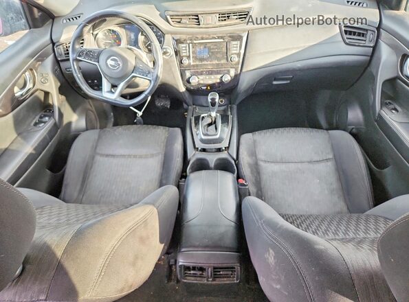 5N1AT2MVXJC837458 2018 NISSAN ROGUE Red წინა პანელის ხედი