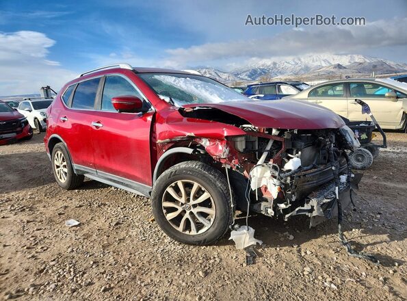 5N1AT2MVXJC837458 2018 NISSAN ROGUE Red წინა მარჯვენა