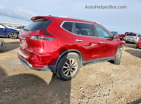 5N1AT2MVXJC837458 2018 NISSAN ROGUE Red უკანა მარჯვენა