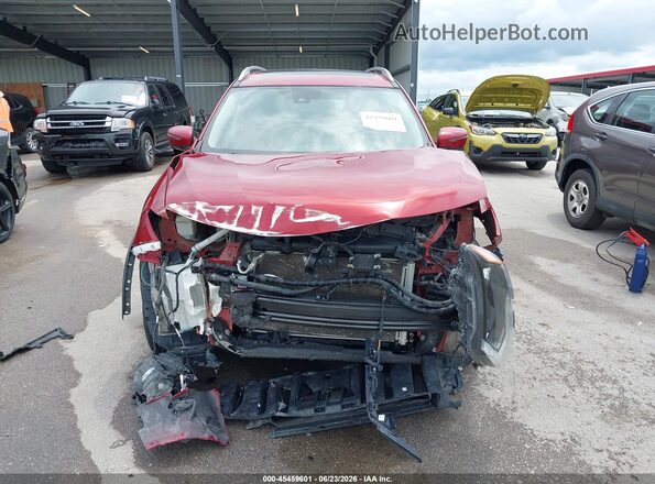 5N1AT2MVXKC715118 2019 NISSAN ROGUE Красный Вид задней части салона