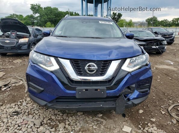5N1AT2MVXKC718326 2019 NISSAN ROGUE Blue Front view