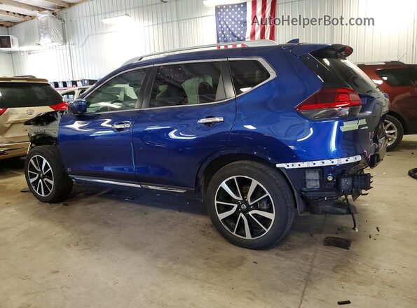 5N1AT2MVXLC705397 2020 NISSAN ROGUE Синий Задняя левая четверть