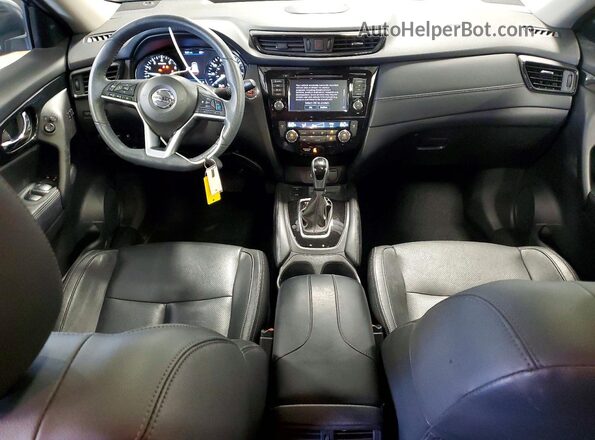 5N1AT2MVXLC705397 2020 NISSAN ROGUE Синий Вид панели приборов