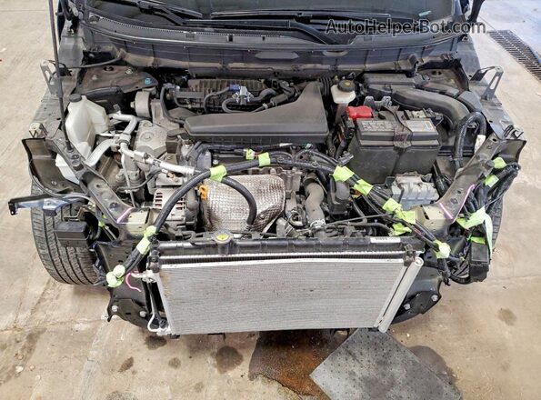 5N1AT2MVXLC705397 2020 NISSAN ROGUE Синий Вид подкапотного пространства