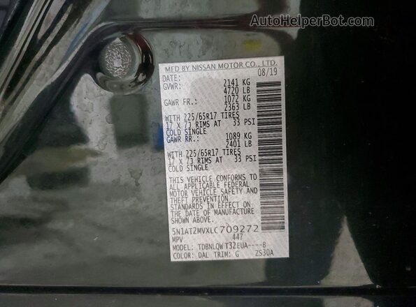5N1AT2MVXLC709272 2020 NISSAN ROGUE Green 