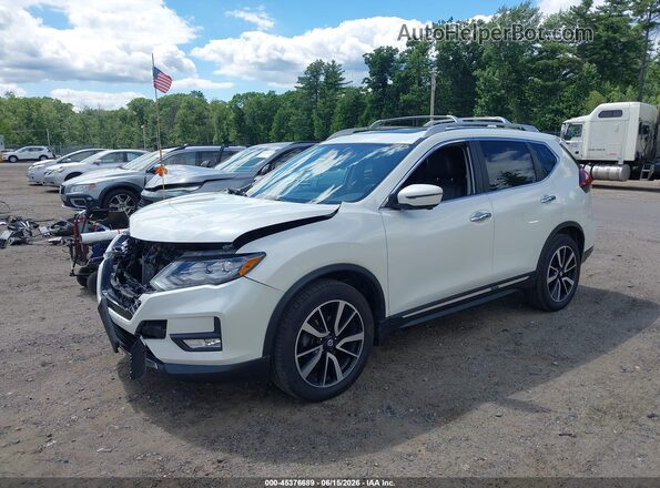 5N1AT2MVXLC729764 2020 NISSAN ROGUE Белый Передняя левая четверть