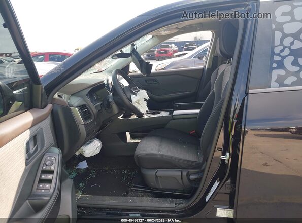 5N1AT3AA0MC774785 2021 NISSAN ROGUE Black Widok wnętrza z przodu