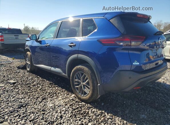 5N1AT3AA0MC797953 2021 NISSAN ROGUE Blue Rear left