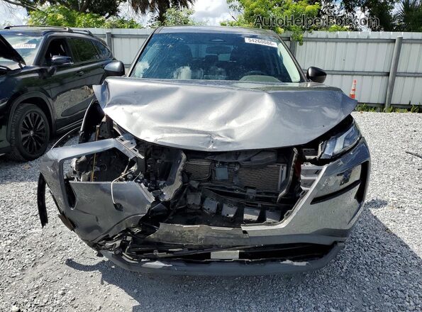 5N1AT3AA1MC673934 2021 NISSAN ROGUE Gray Widok z przodu