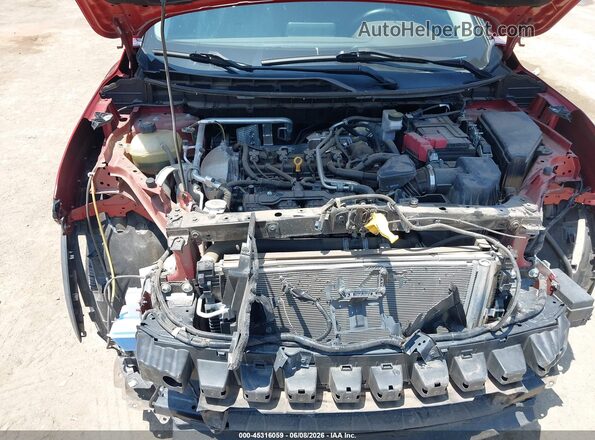 5N1AT3AA3MC693344 2021 NISSAN ROGUE Red Vista trasera