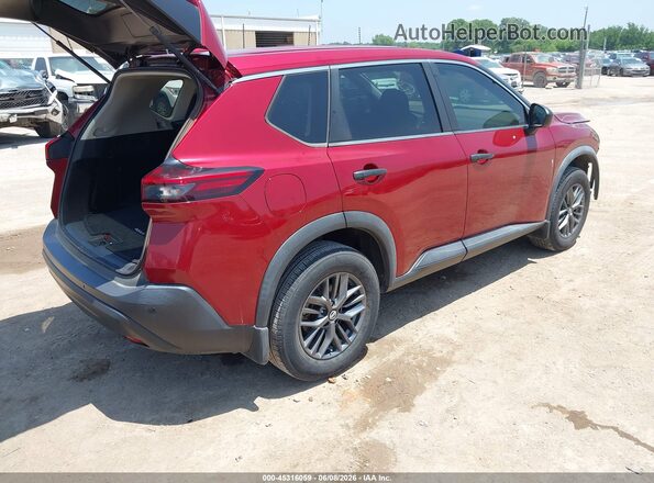 5N1AT3AA3MC693344 2021 NISSAN ROGUE Red Trasero derecho