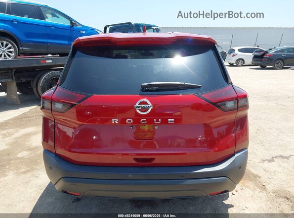 5N1AT3AA3MC693344 2021 NISSAN ROGUE Red 