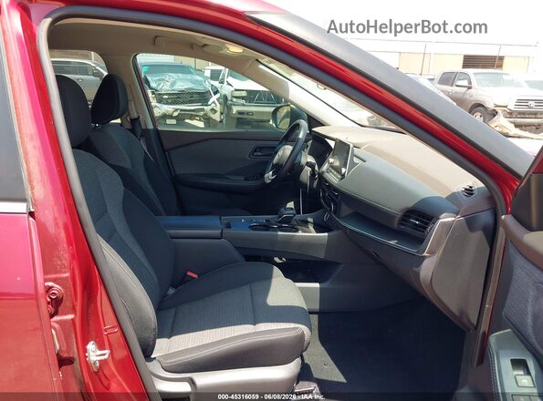 5N1AT3AA3MC693344 2021 NISSAN ROGUE Red Vista interior delantera