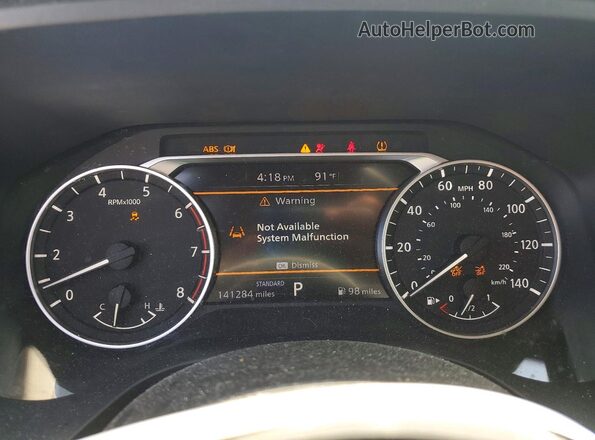 5N1AT3AA5MC739403 2021 NISSAN ROGUE Blue Սարքավորումների վահանակի տեսք