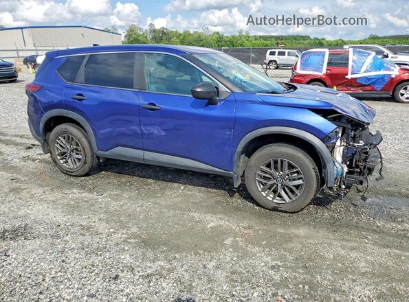 5N1AT3AA5MC739403 2021 NISSAN ROGUE Blue Առջևի աջ