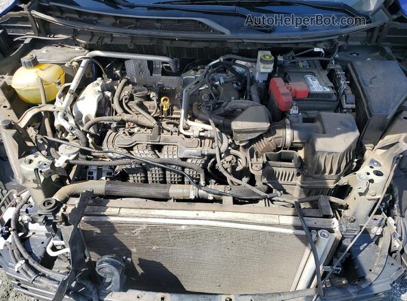 5N1AT3AA5MC739403 2021 NISSAN ROGUE Blue Սալոնի հետևի տեսք