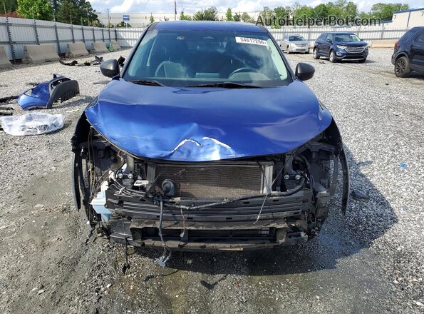 5N1AT3AA5MC739403 2021 NISSAN ROGUE Blue Դիմացի տեսք