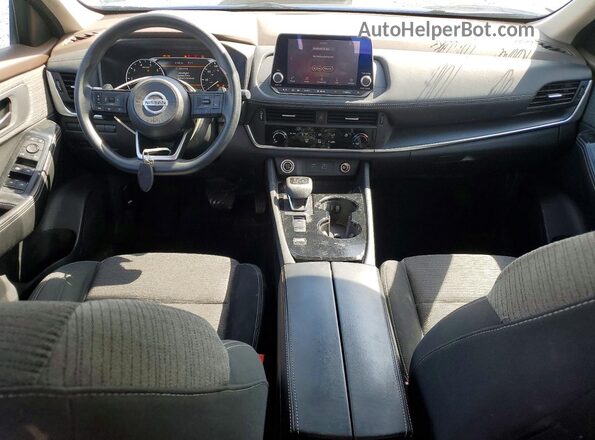5N1AT3AA5MC739403 2021 NISSAN ROGUE Blue Առջևի վահանակի տեսք