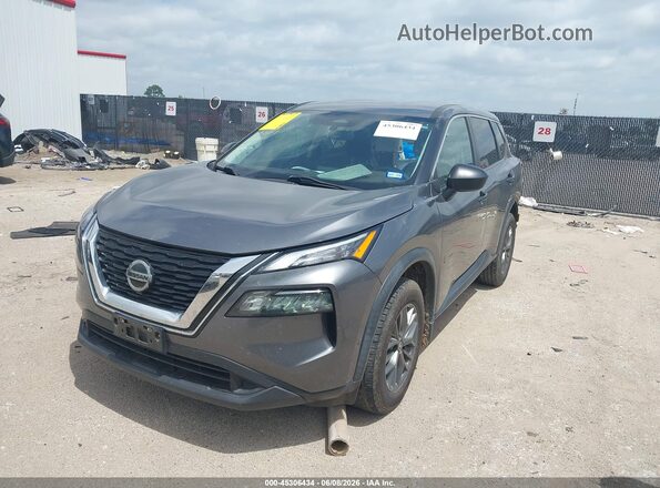 5N1AT3AA5MC767430 2021 NISSAN ROGUE Gray Front left