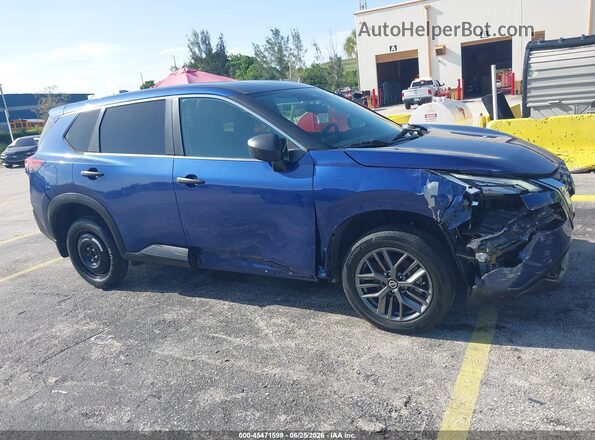 5N1AT3AAXMC739591 2021 NISSAN ROGUE Blue 