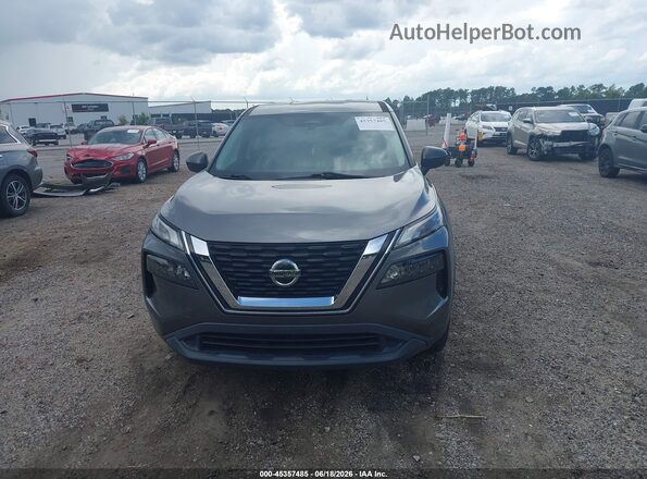 5N1AT3AAXMC771909 2021 NISSAN ROGUE Серый Вид задней части салона