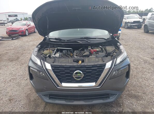 5N1AT3AAXMC771909 2021 NISSAN ROGUE Серый Вид сзади