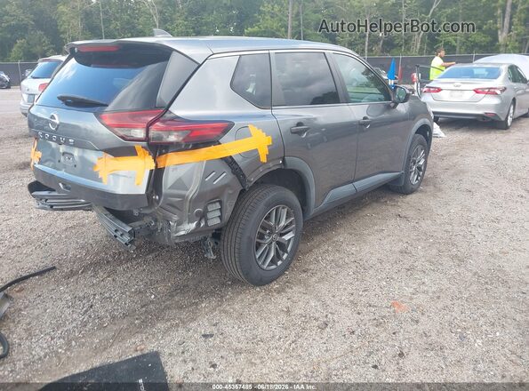 5N1AT3AAXMC771909 2021 NISSAN ROGUE Серый Задняя правая четверть
