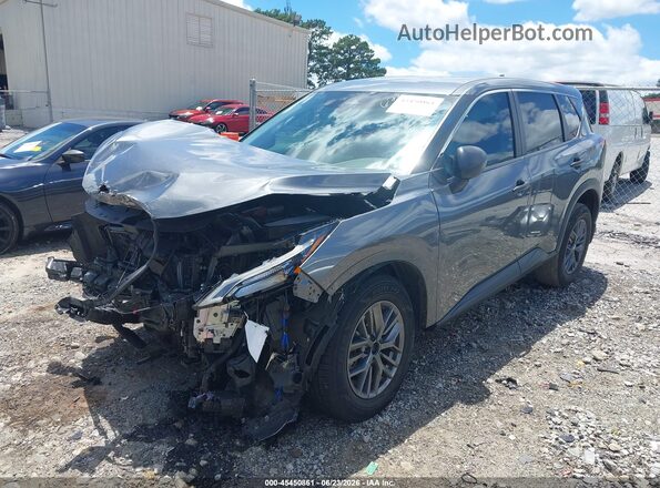 5N1AT3AAXMC811468 2021 NISSAN ROGUE Gray Front left