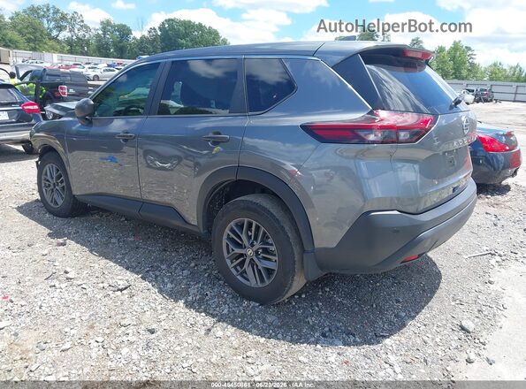 5N1AT3AAXMC811468 2021 NISSAN ROGUE Gray Rear left