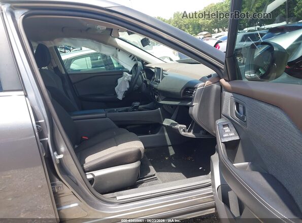 5N1AT3AAXMC811468 2021 NISSAN ROGUE Gray Front interior view
