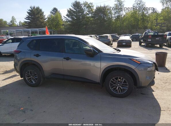 5N1AT3AB0MC690734 2021 NISSAN ROGUE Gray Вид задньої частини салону