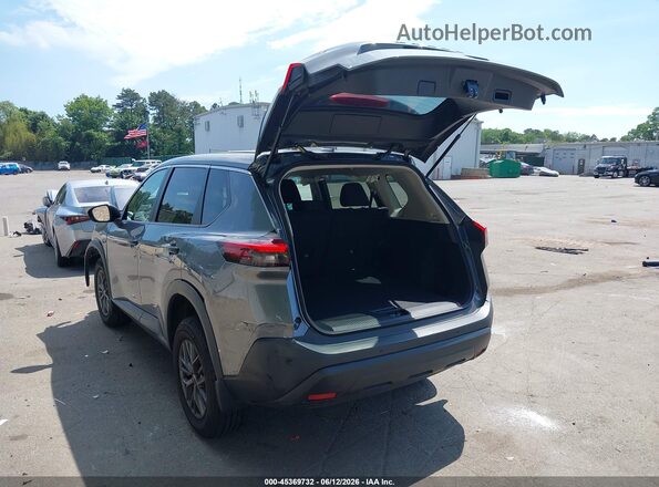 5N1AT3AB1MC835537 2021 NISSAN ROGUE Серый Задняя левая четверть