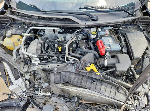 5N1AT3AB4MC726926 2021 NISSAN ROGUE Black Vista del compartimento del motor