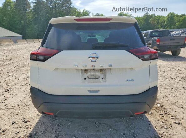 5N1AT3AB4MC733326 2021 NISSAN ROGUE White Rear view
