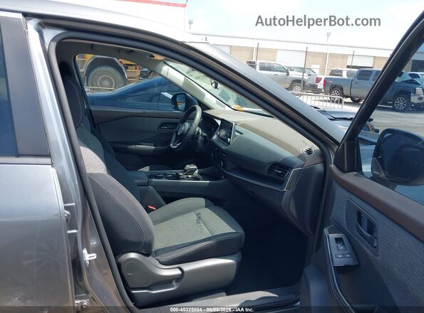 5N1AT3AB4MC753673 2021 NISSAN ROGUE Gray Widok wnętrza z przodu