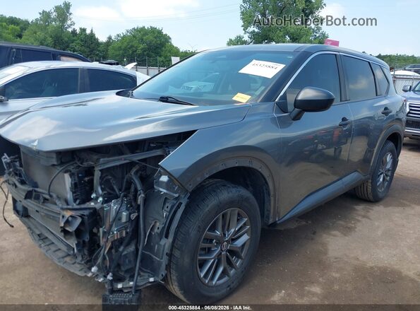 5N1AT3AB4MC753673 2021 NISSAN ROGUE Gray Widok wnętrza 360 stopni