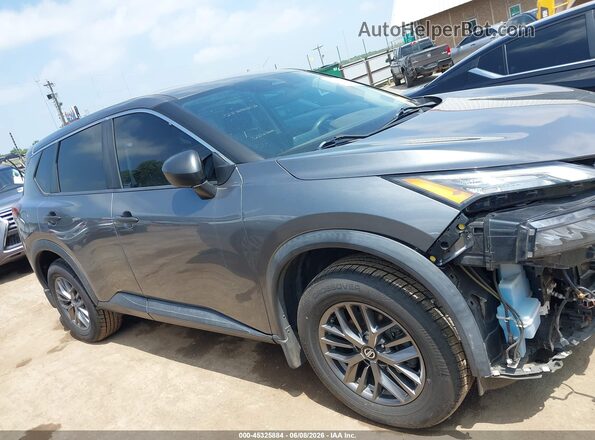 5N1AT3AB4MC753673 2021 NISSAN ROGUE Gray Widok wnętrza z tyłu