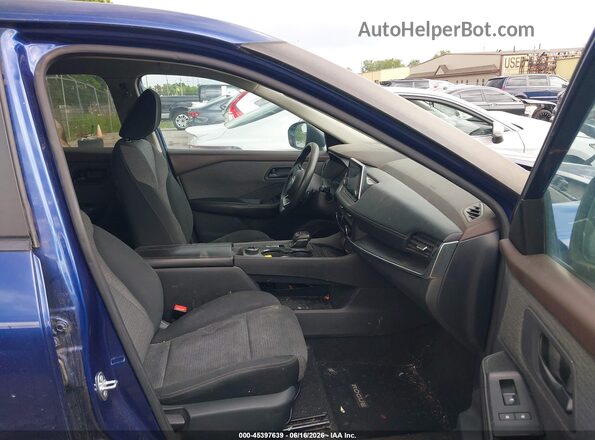 5N1AT3AB7MC821626 2021 NISSAN ROGUE Blue 