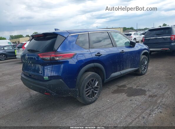 5N1AT3AB7MC821626 2021 NISSAN ROGUE Blue 