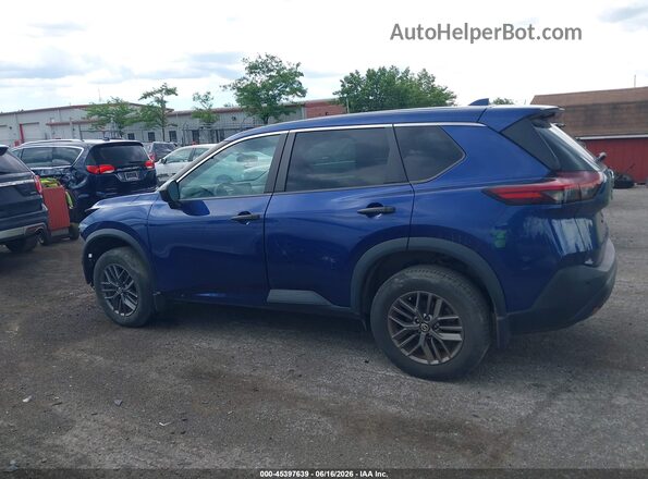 5N1AT3AB7MC821626 2021 NISSAN ROGUE Blue 