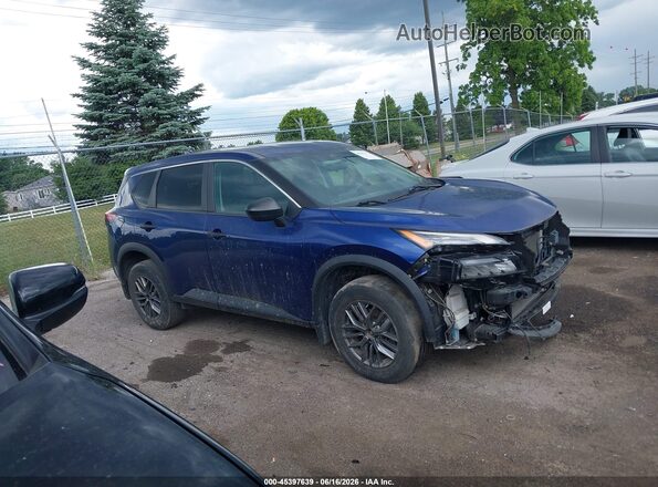 5N1AT3AB7MC821626 2021 NISSAN ROGUE Blue 