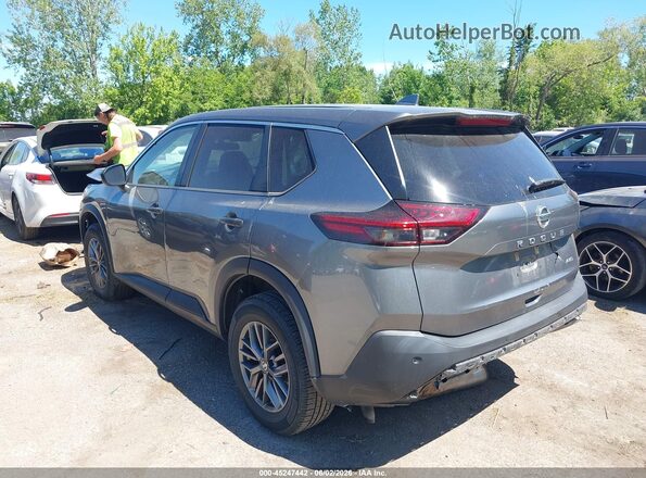 5N1AT3AB8MC732096 2021 NISSAN ROGUE Gray Tył lewy