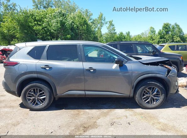 5N1AT3AB8MC732096 2021 NISSAN ROGUE Gray Widok wnętrza z tyłu