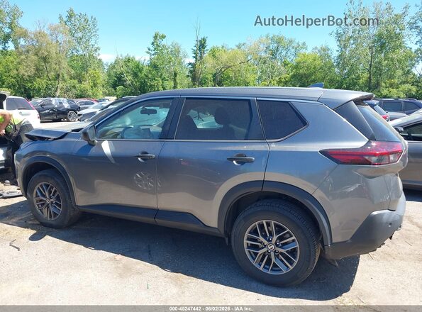 5N1AT3AB8MC732096 2021 NISSAN ROGUE Gray Widok wnętrza 360 stopni