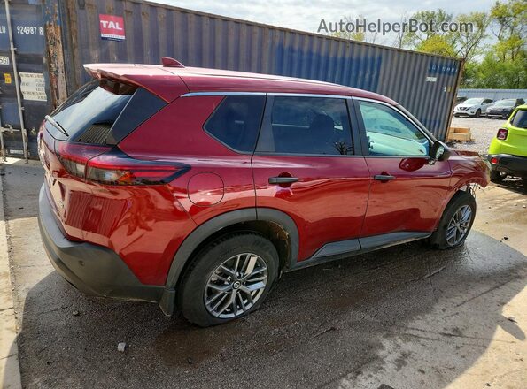 5N1AT3ABXMC774303 2021 NISSAN ROGUE Red 