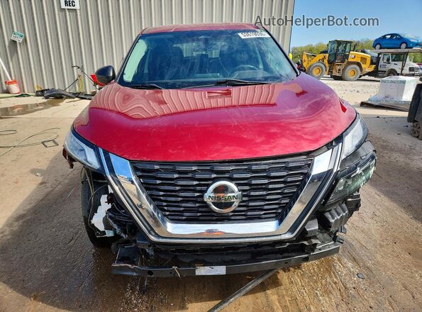 5N1AT3ABXMC774303 2021 NISSAN ROGUE Red 