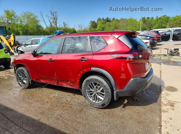 5N1AT3ABXMC774303 2021 NISSAN ROGUE Red 