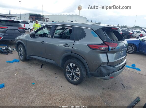 5N1AT3BA0MC701155 2021 NISSAN ROGUE Gray Հետևի ձախ